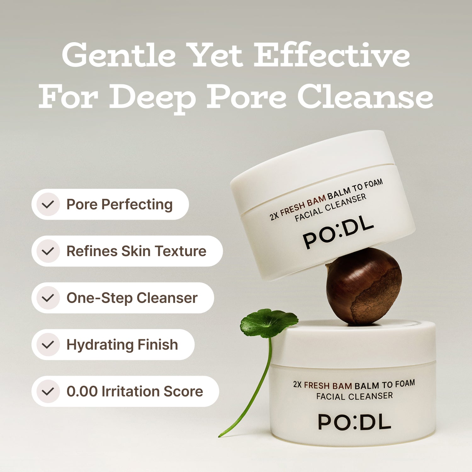 Chestnut Balm to Foam Cleanser