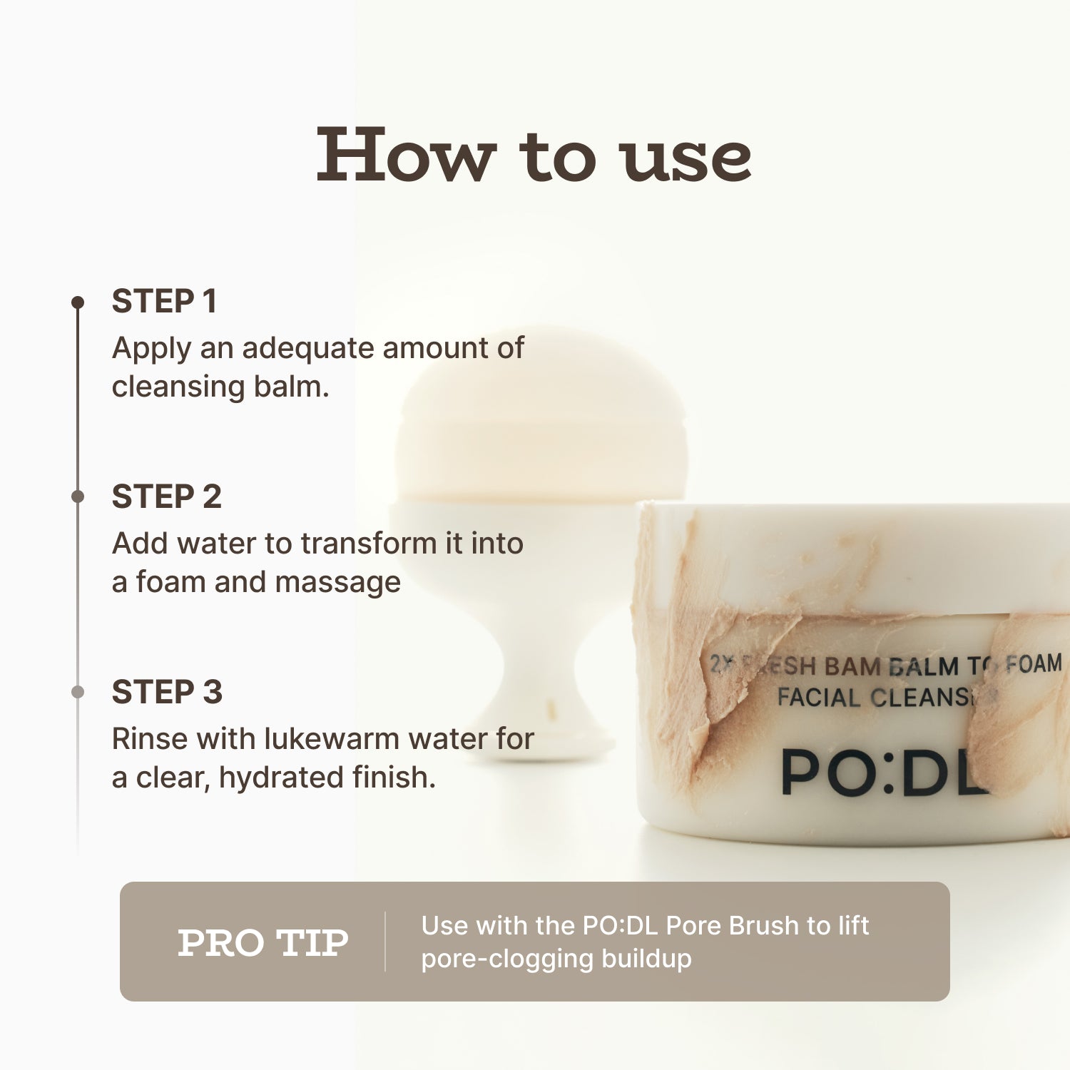 Chestnut Balm to Foam Cleanser