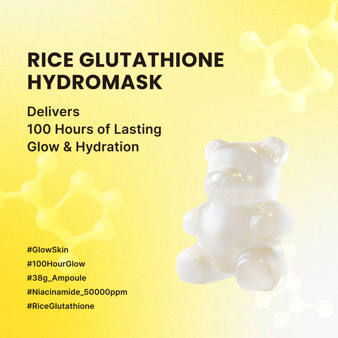 Rice & Glutathione Tone-Up Hydro gel mask